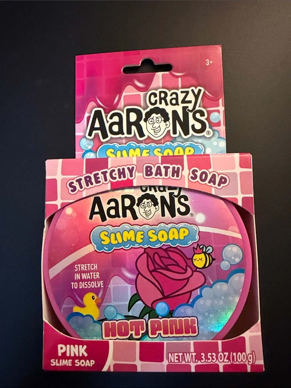 Aaron’s Pink Slime Soap - Hot Pink Stretchy Bath Soap